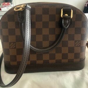 Louis Vuitton Mini Bag in Brown Checkered Pattern